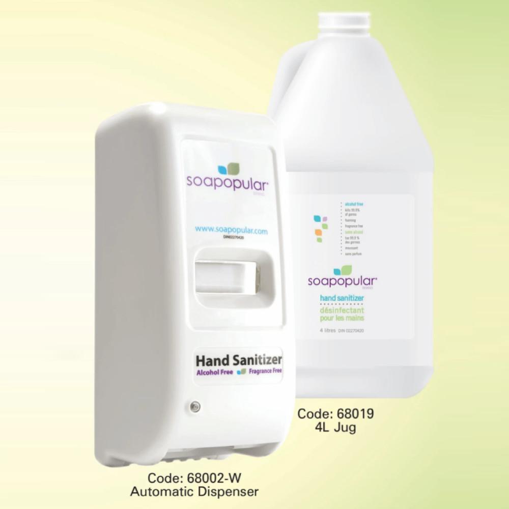 Absolute Toner COMBO PROMO - 4 LITER HAND SANITIZER REFILL + Automatic Dispenser #1 BRAND Soapopular Sanitizer