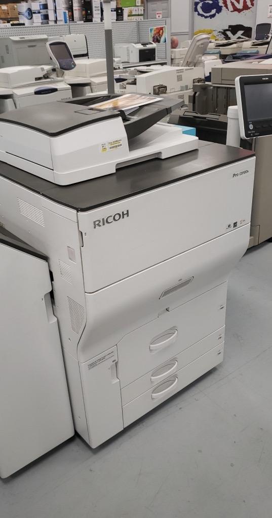 Absolute Toner Pre-owned Ricoh Pro C5100S C5100 5100 Color Laser Production Printer Copier 65PPM with Finisher Showroom Color Copiers