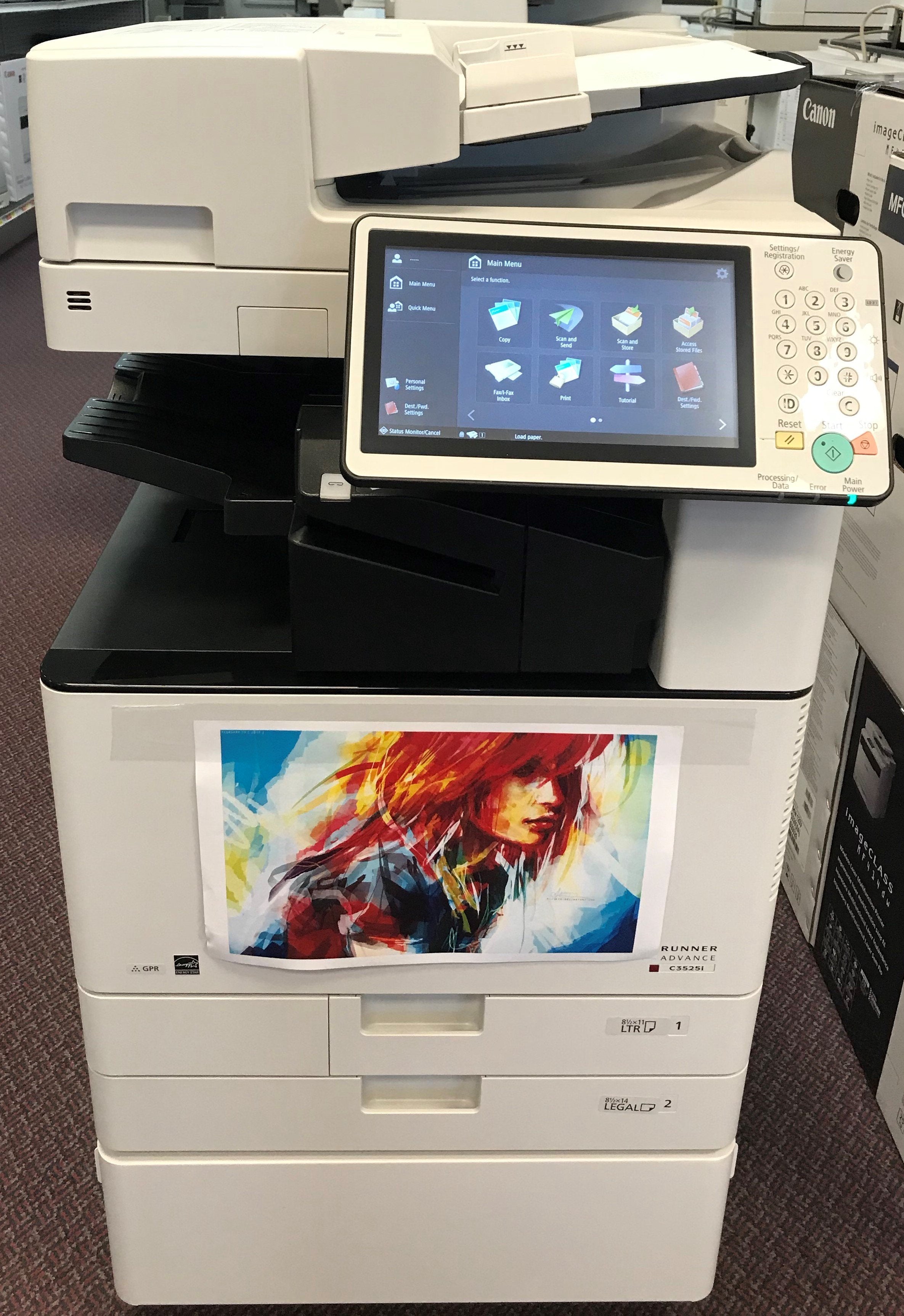 REPOSSESSED Canon imageRUNNER ADVANCE C3525i Color Office Printer11x17