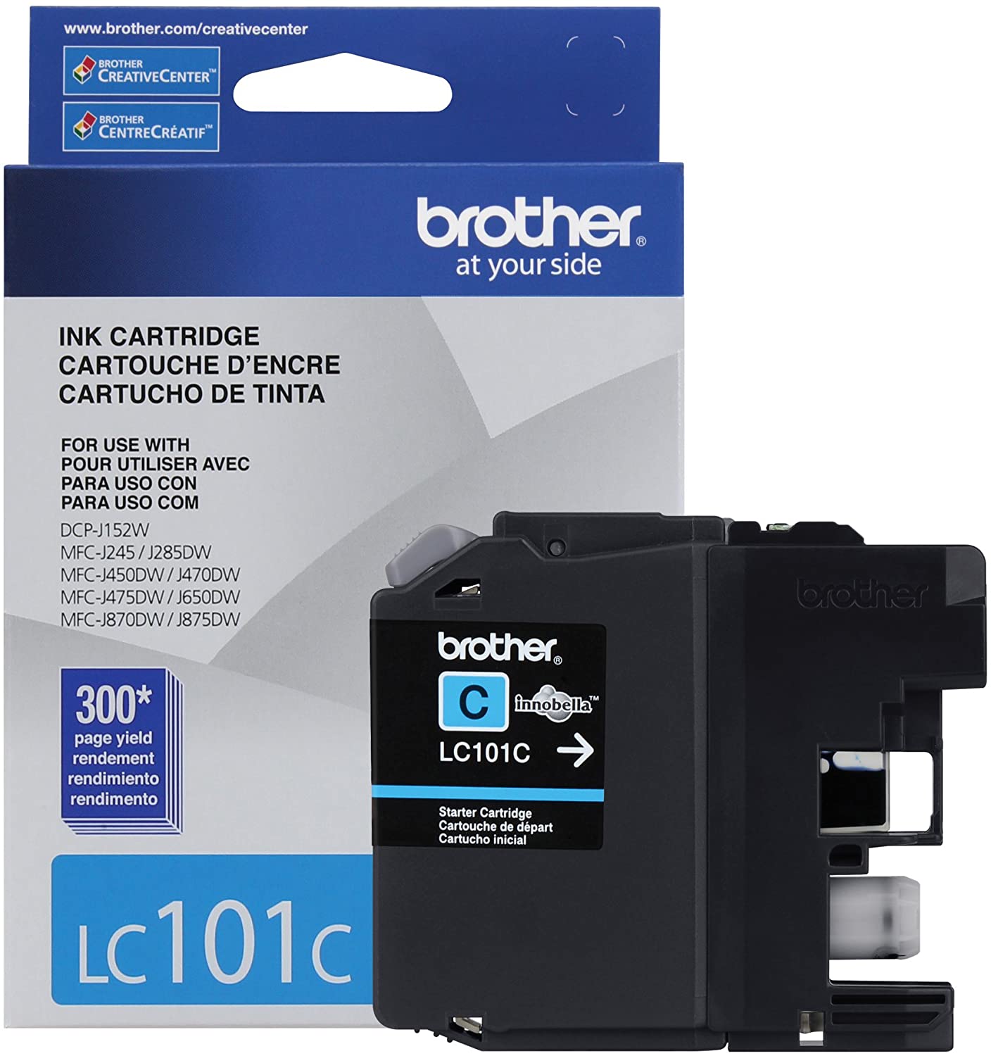 Absolute Toner LC101CS CYAN REGULAR YIELD (300 PAGES) INK CARTRIDGE Brother Ink Cartridges