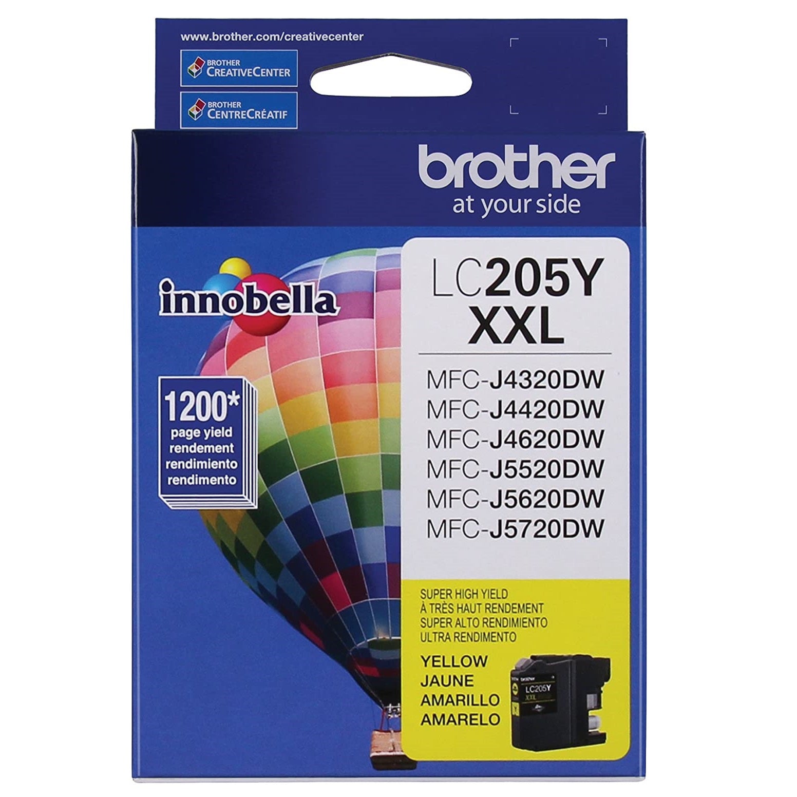 Absolute Toner Original Brother LC205 (LC205YS) OEM Genuine Extra High Yield Yellow Ink Cartridge Original Brother Cartridges