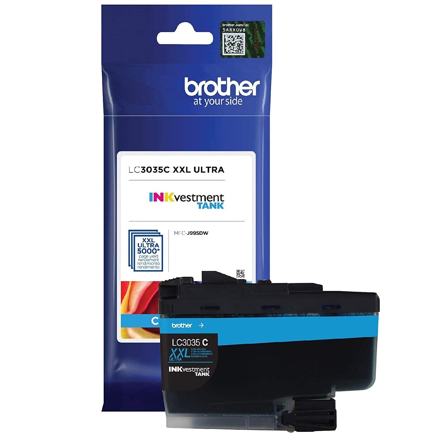 Absolute Toner Brother Genuine OEM LC3035CS Cyan Ultra High Yield Inkvestment Ink Cartridge | LC3035C Original Brother Cartridges