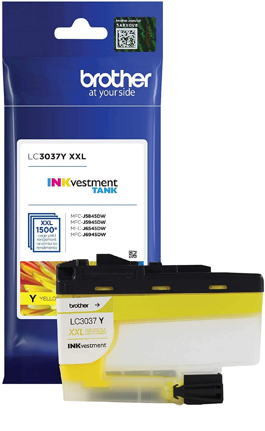 Absolute Toner Brother Genuine OEM Yellow LC3037Y Super High Yield Tank Ink Cartridge | LC3037YS Original Brother Cartridges