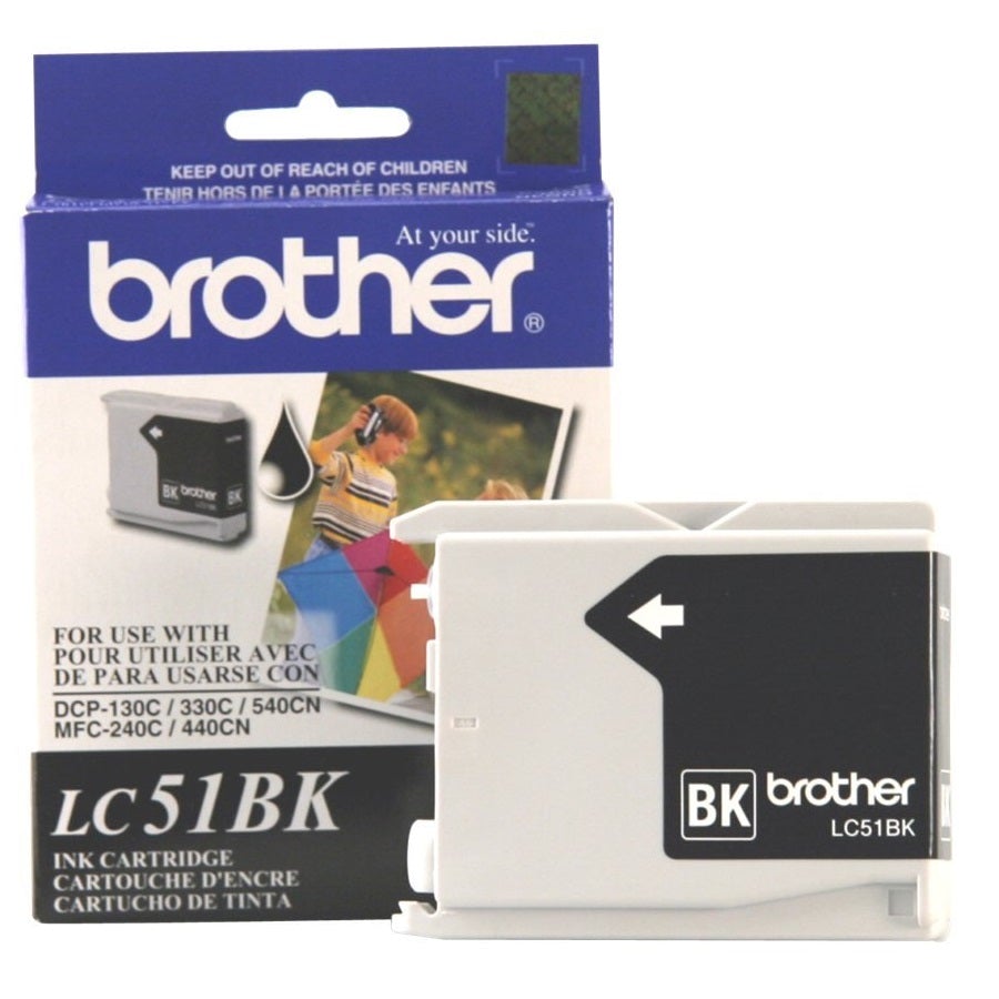 Absolute Toner Genuine Brother OEM Innobella LC51BK Black Ink Cartridge-Original, LC51BKS Original Brother Cartridges