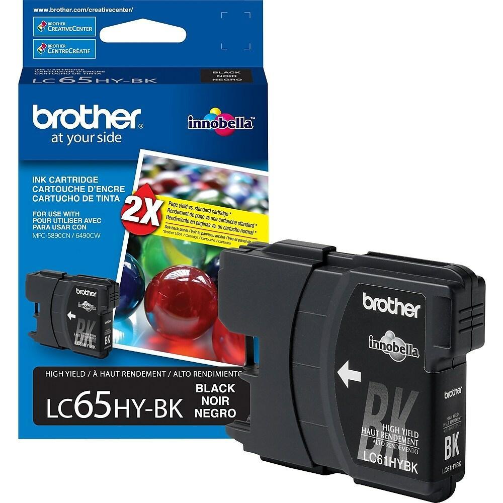 Absolute Toner Original Brother LC65HYBKS Genuine OEM High Yield Black Ink Cartridge Brother Ink Cartridges