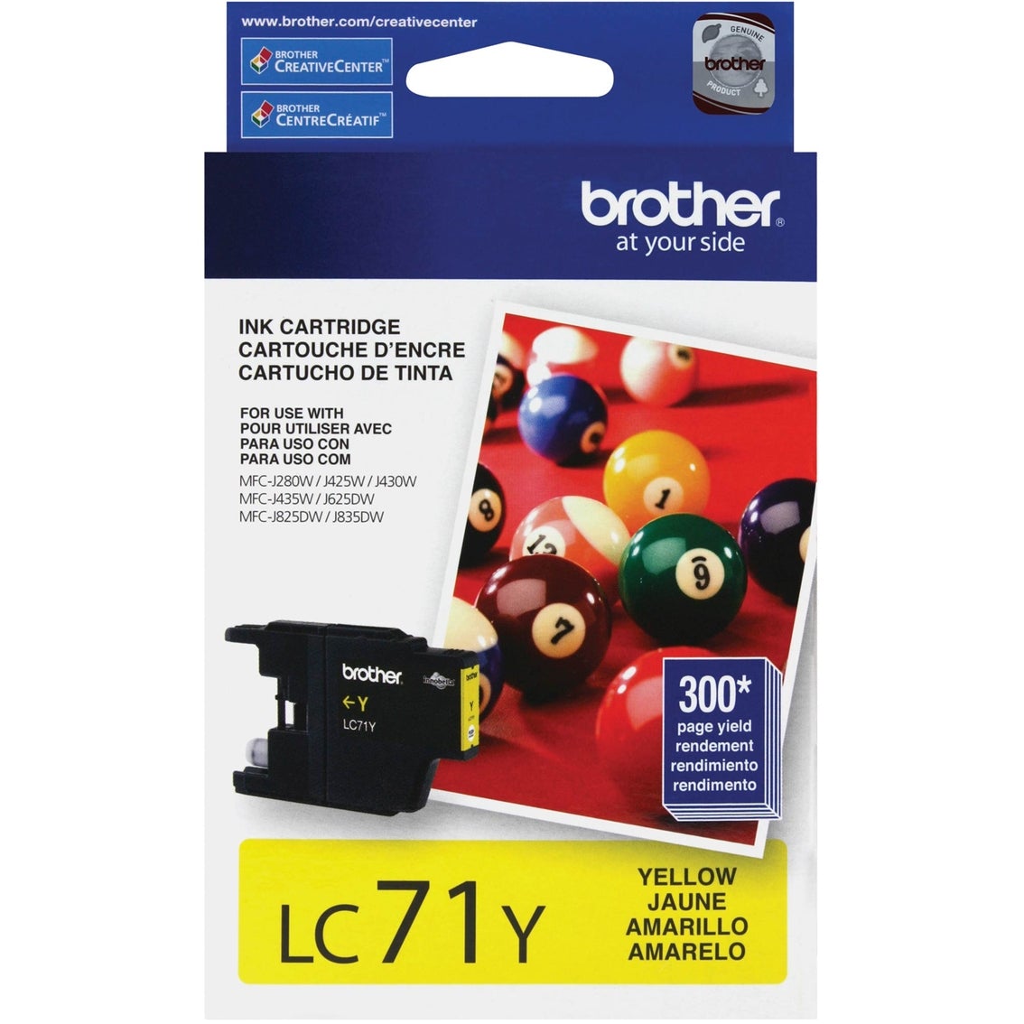 Absolute Toner Brother LC71YS Yellow Genuine OEM Ink Cartridge | LC71Y Original Brother Cartridges