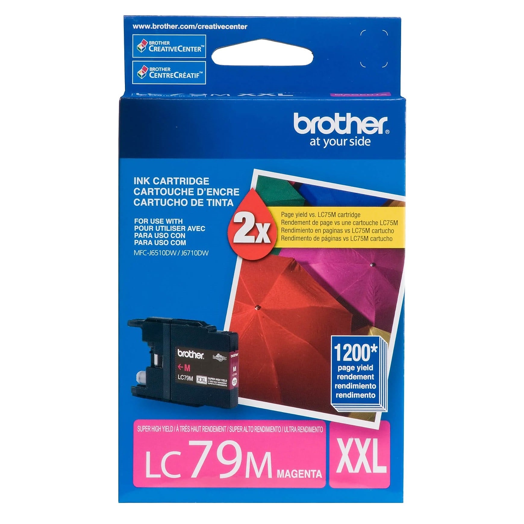 Absolute Toner Brother LC79MS Magenta Extra High Yield Genuine OEM Ink Cartridge Original Brother Cartridges