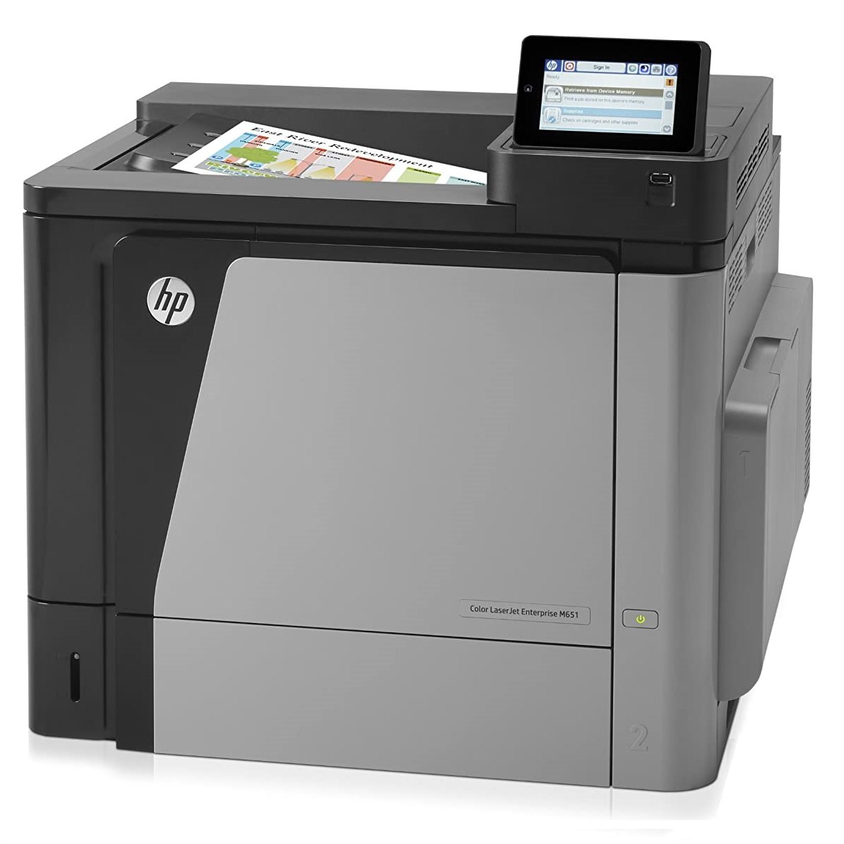Absolute Toner HP LaserJet Enterprise M651 Color Laser Photo Printer Duplex, Network, Fast & very economical For Office Use Showroom Color Copiers