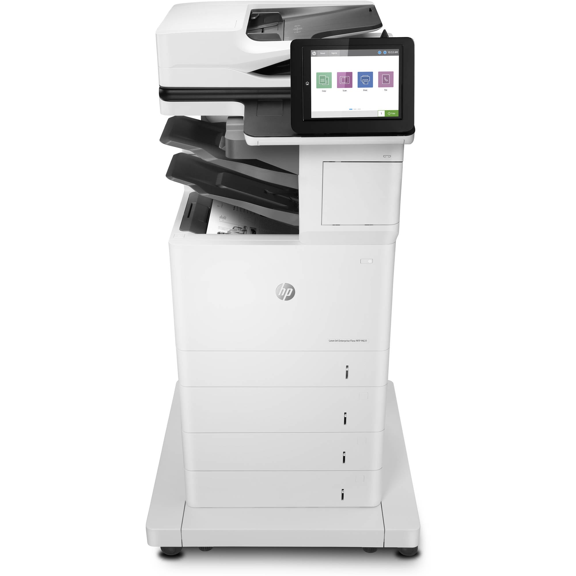 Absolute Toner $49/Month HP REPOSSESSED Laserjet Enterprise MFP M631z Multifunction Laser Printer Scanner Office Copier Printers/Copiers