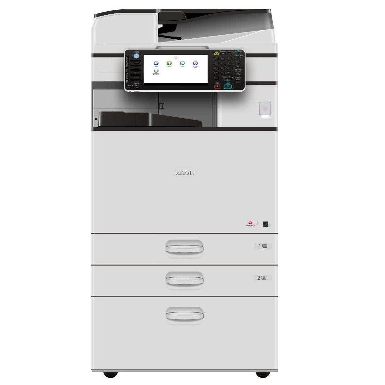Absolute Toner $1350 DEAL - Ricoh MP 3054 Monochrome Multifunction Printer Copier Color Scanner, 11x17 For Office Use Showroom Monochrome Copiers