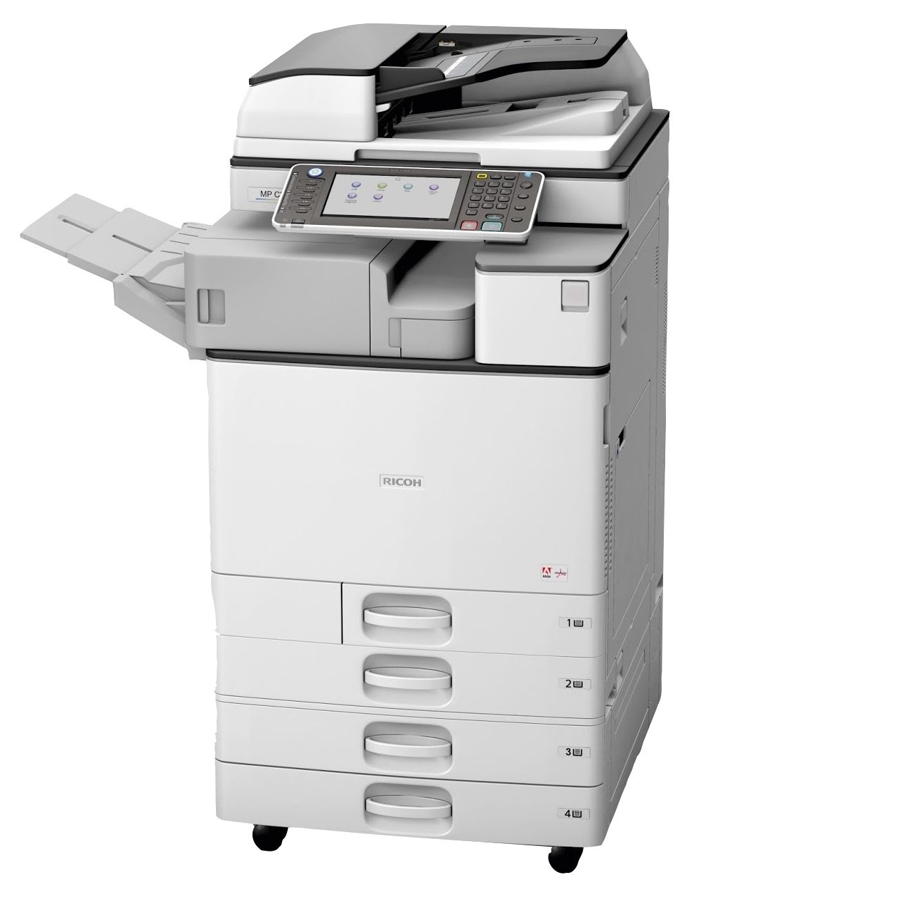 Absolute Toner Ricoh MP C2003 Color Multifunction Laser Printer Copier Scanner (11x17, 12x18) For Office - $34.99/Month Office Copiers In Warehouse