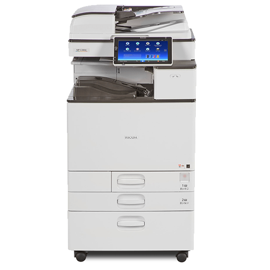 Absolute Toner $65/Month Ricoh MP C2504 Color Multifunction Laser Printer Copier Scanner 11X17, 12x18 For Office Showroom Color Copiers