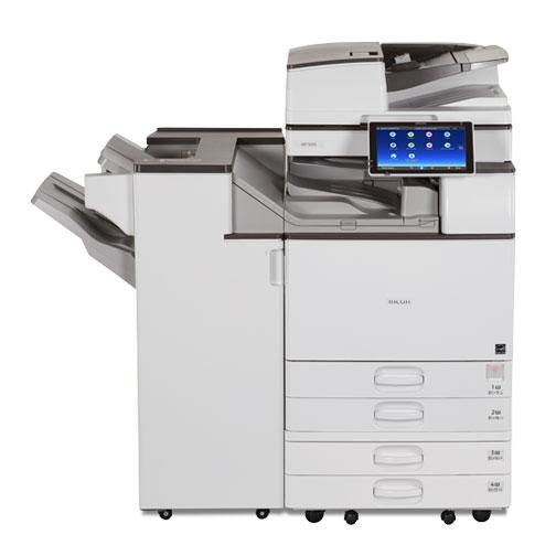Absolute Toner $65/Month Ricoh MP C3055 Monochrome Laser Multifunction Printer Copier Scanner With 35 PPM and 600 x 600, 11x17 dpi For Office Use Showroom Monochrome Copiers