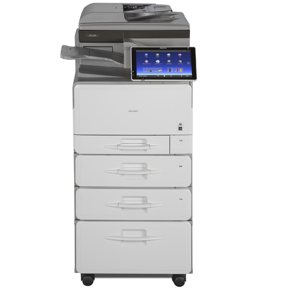 C306 Color $35/Month Ricoh Color MP C306 Multifunction Printer Copier Scanner wit