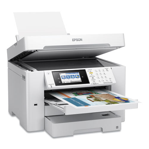 Absolute Toner New Epson WorkForce EC-C7000 Inkjet Multifunction Color Printer Up to 13 x 19 Inches With Auto 2-Sided Print, Copy, Scan - Professional Quality Prints Showroom Color Copier
