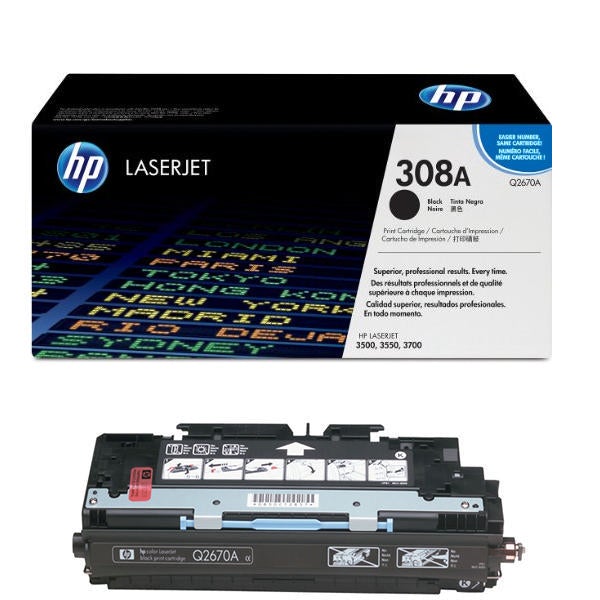 Absolute Toner HP Q2670A Original Genuine OEM Black LaserJet Toner Cartridge HP Toner Cartridges