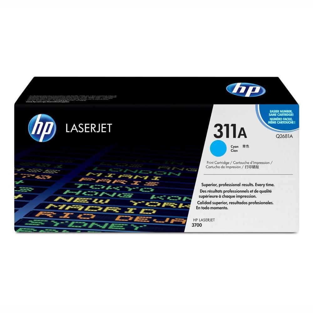 Absolute Toner HP Q2681A 311A Original Genuine OEM Cyan LaserJet Toner Cartridge  | Absolute Toner HP Toner Cartridges
