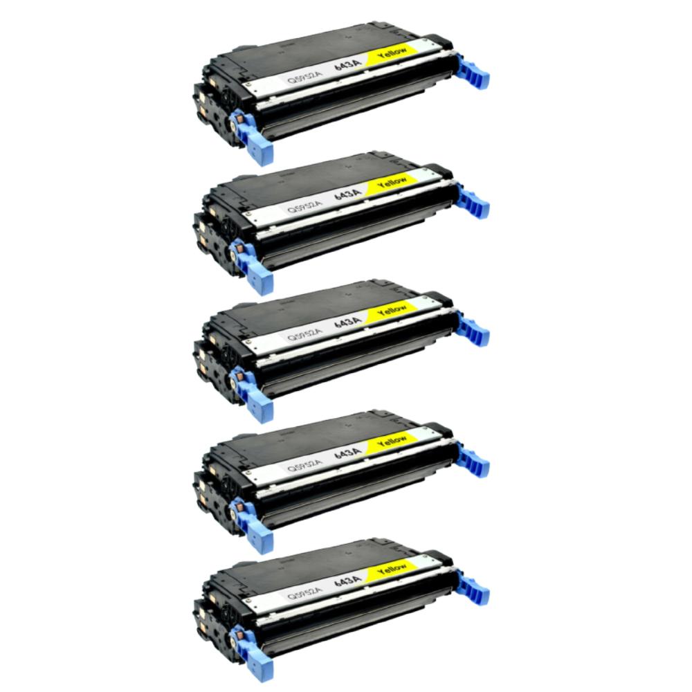 Absolute Toner Compatible HP 643A Q5952A Yellow Toner Cartridge HP Toner Cartridges