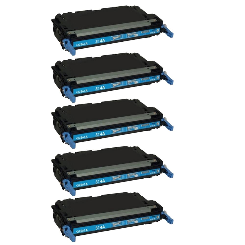 Absolute Toner Compatible Q7561A HP 314A Cyan Toner Cartridge | Absolute Toner HP Toner Cartridges