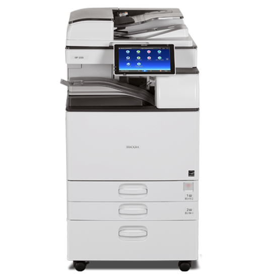 Absolute Toner Ricoh MP 2555 Black and White Laser Multifunction Printer Showroom Color Copiers