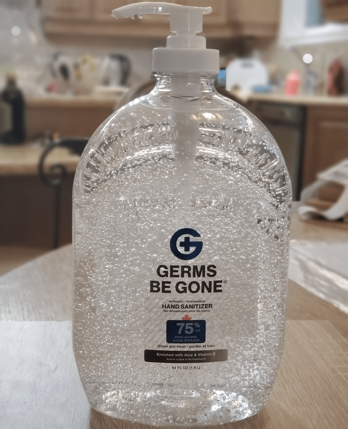 Absolute Toner From $28.32 Germs Be Gone® X-LARGE (64 OZ) 1.9 Liter- 75% Alcohol, Aloe and Vitamin E Health CANADA Approved - GEL Hands Sanitizer Sanitizer