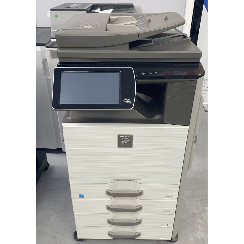Sharp MX 2640 Color Laser Multifunction Printer Copier Scanner With 4 Sharp MX 2640 Color Laser Multifunction Printer Copier Scanner With 4