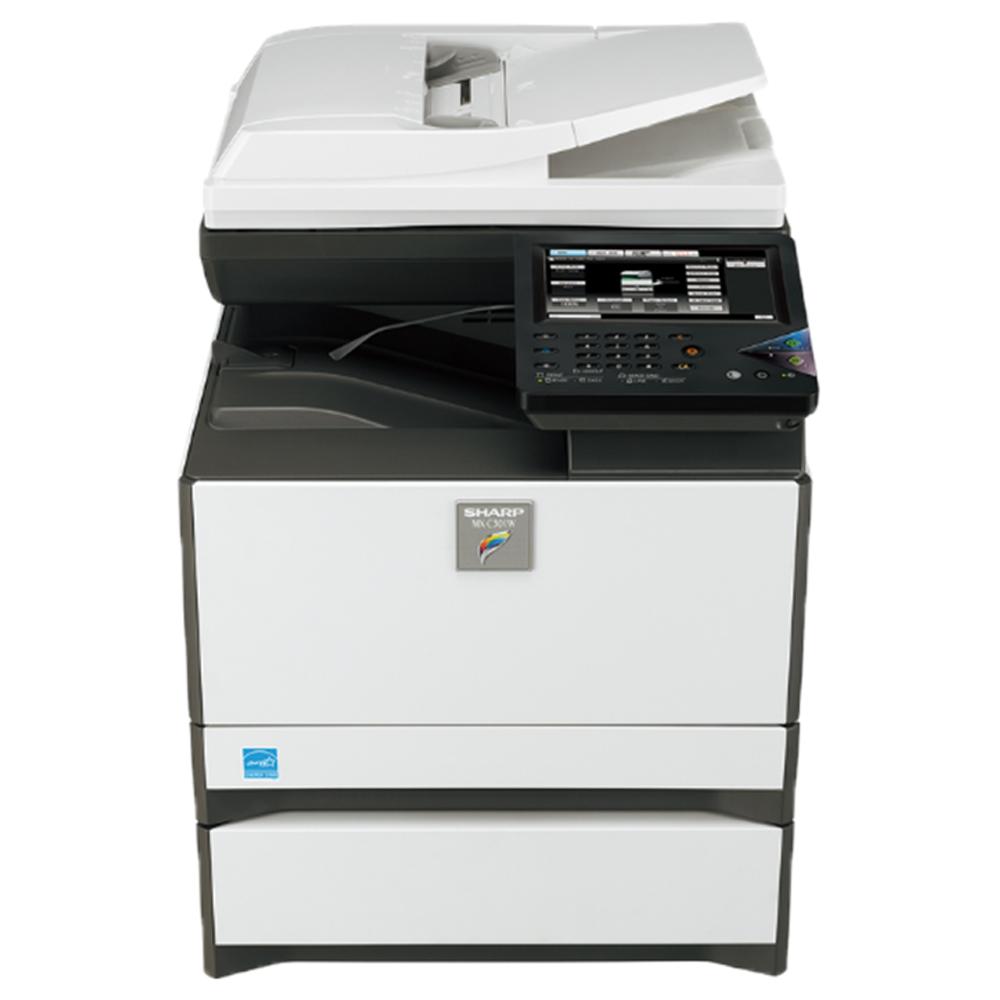 $17/Month Sharp MX-C301W A4 Desktop Color Laser Multifunction Printer,