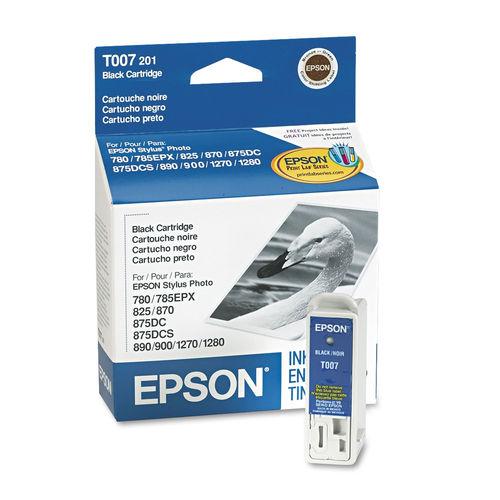 Absolute Toner Epson Original Genuine OEM Black Ink Cartridge | T007201S Original Epson Cartridge