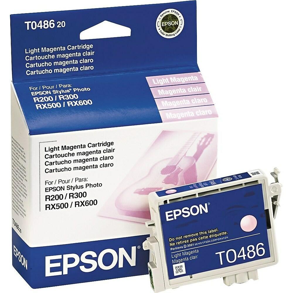 Absolute Toner Epson Original Genuine OEM Light Magenta Ink Cartridge | T048620S Original Epson Cartridge