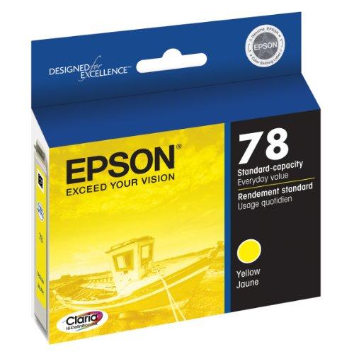 Absolute Toner Epson 78 Original Genuine OEM Yellow Ink Cartridge | T078420S Original Epson Cartridge