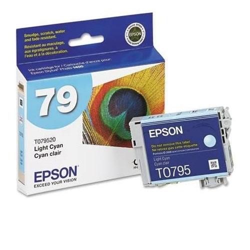 Absolute Toner Epson 79 Original Genuine OEM Light Cyan High Yield Ink Cartridge | T079520 Original Epson Cartridges