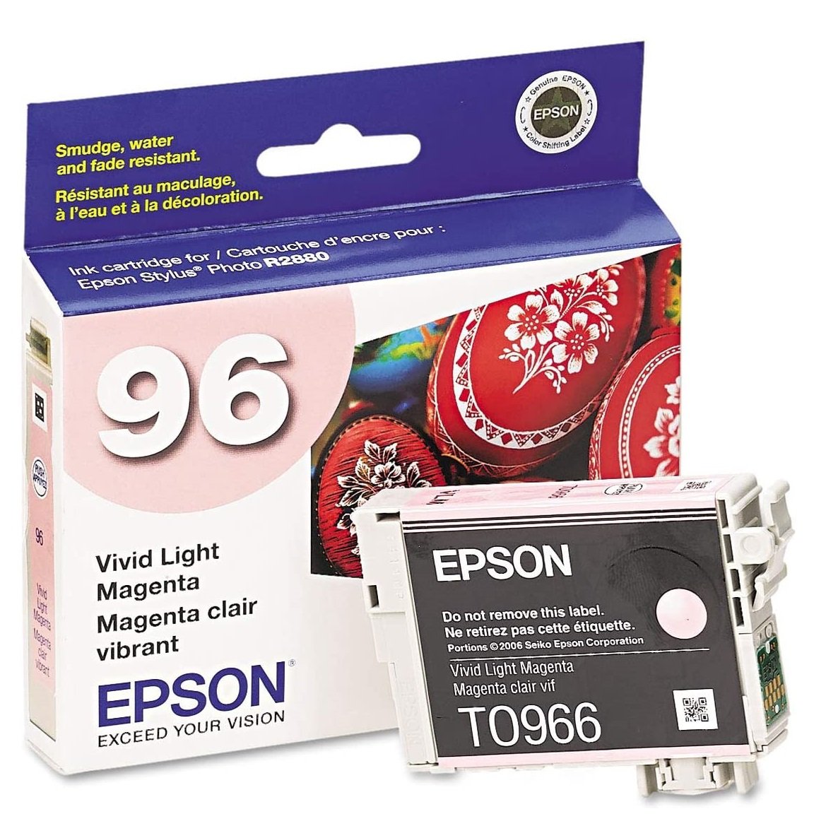 Absolute Toner Epson 96 Original Genuine OEM Photo Light Magenta Ink Cartridge | T096620 Original Epson Cartridge