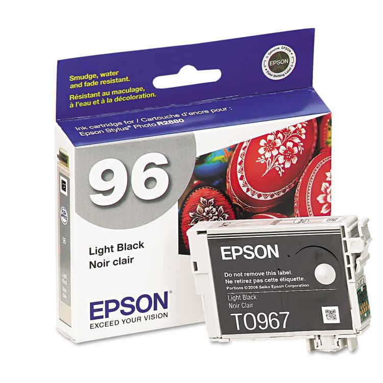 Absolute Toner Epson 96 Original Genuine OEM Light Black Ink Cartridge | T096720 Original Epson Cartridges
