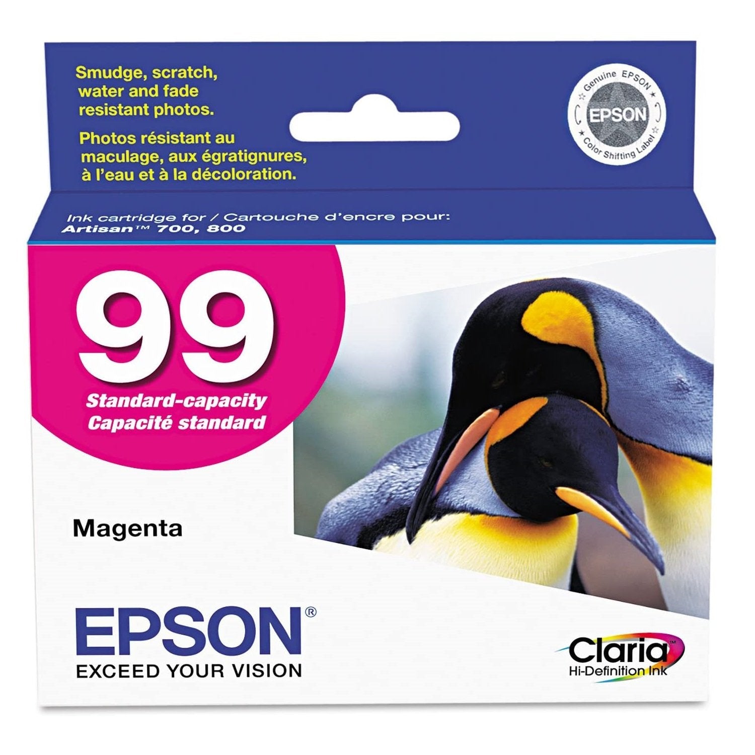Absolute Toner Epson 99 Original Genuine OEM Magenta Ink Cartridge | T099320S Original Epson Cartridge