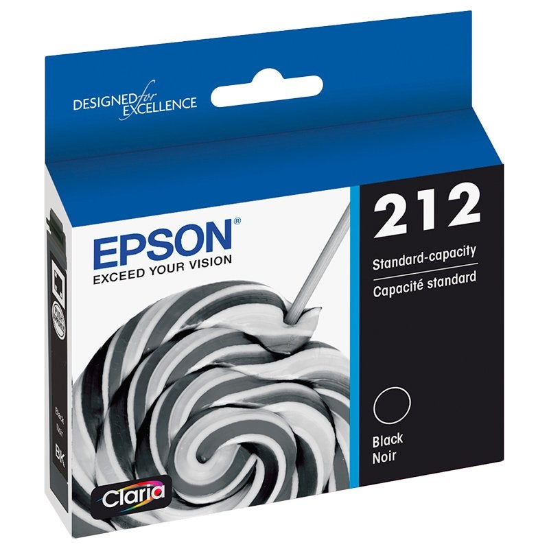 Absolute Toner Epson 212 Claria Black Original Genuine OEM Ink Cartridge | T212120S Original Epson Cartridges