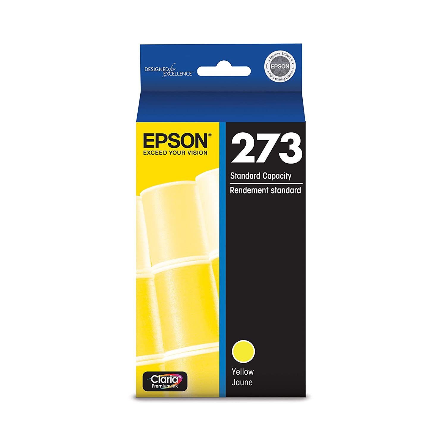 Absolute Toner Epson 273 Original Genuine OEM Yellow Ink Cartridge | T273420S Original Epson Cartridges