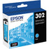 Absolute Toner Epson 302 Original Genuine OEM Cyan Ink Cartridge | T302220S Orignal Epson Cartridges