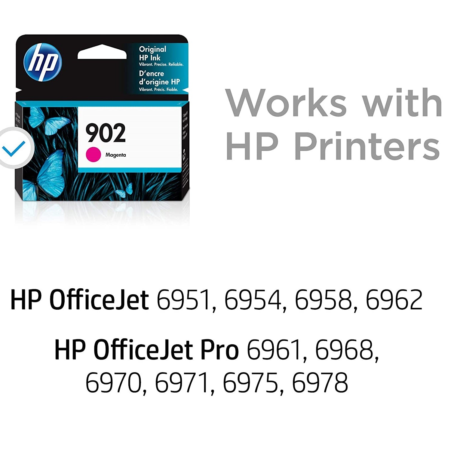Absolute Toner HP 902 (T6L90AN) Magenta Original Genuine OEM Ink Cartridge HP Ink Cartridges