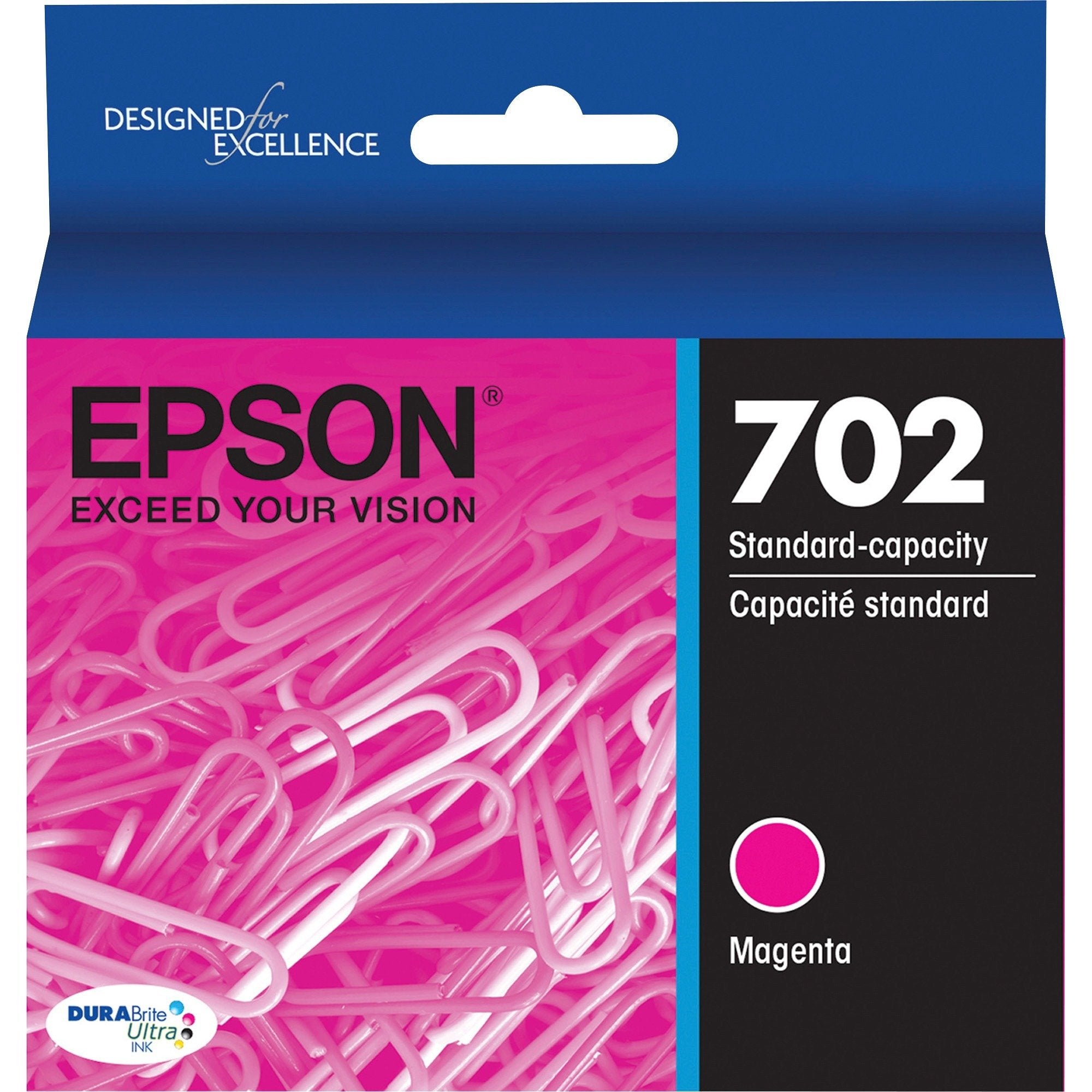 Absolute Toner Epson 702 Original Genuine OEM Magenta Ink Cartridges | T702320S Original Epson Cartridge