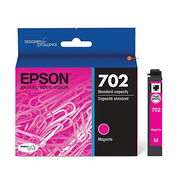 Absolute Toner Epson 702 Original Genuine OEM Magenta Ink Cartridges | T702320S Original Epson Cartridge