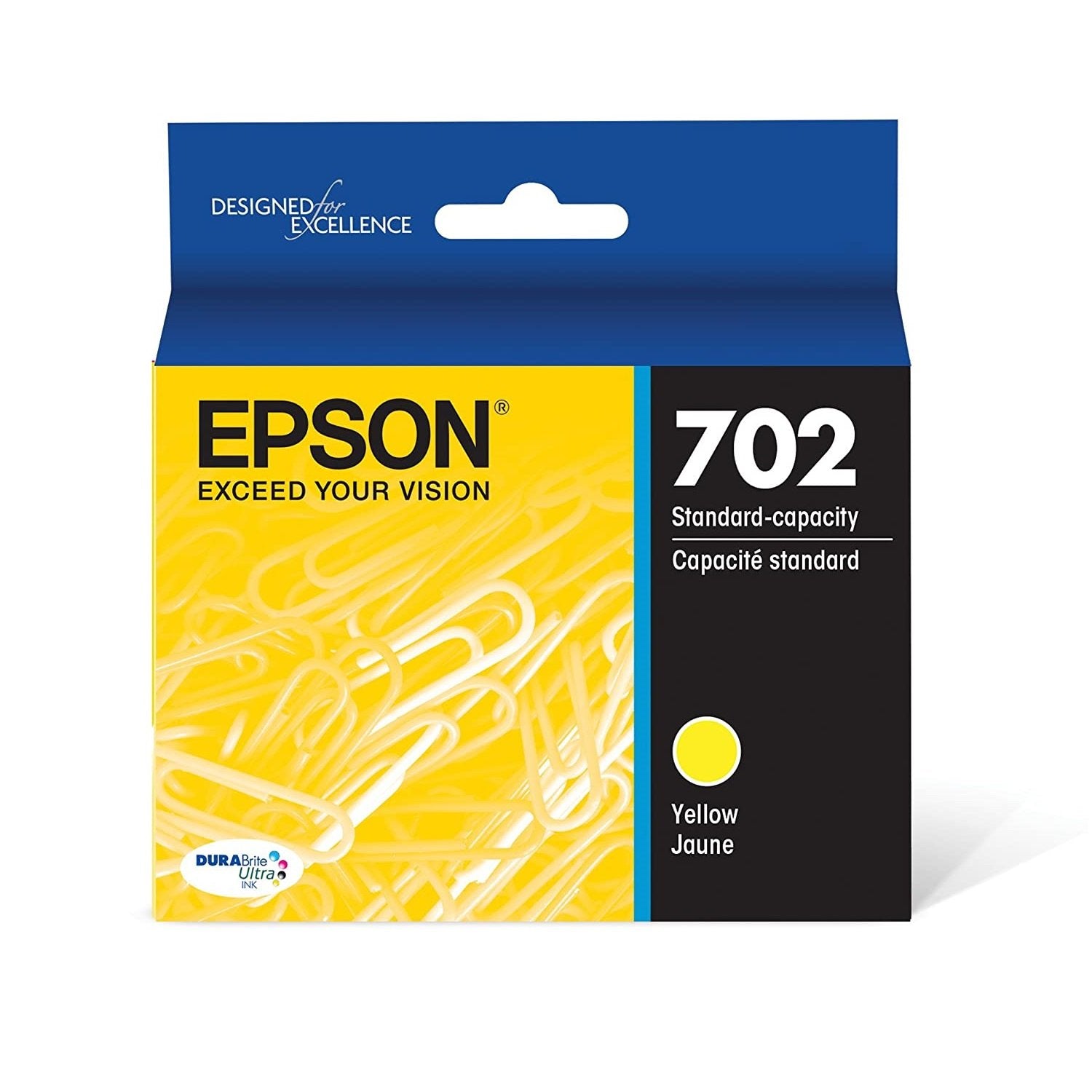Absolute Toner Epson 702 Original Genuine OEM Yellow Ink Cartridges | T702420S Original Epson Cartridge