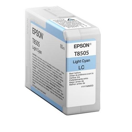 Absolute Toner Epson T850500 Original Genuine OEM Light Cyan Ink Cartridge Original Epson Cartridges