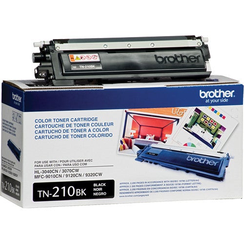 Absolute Toner Brother Genuine OEM TN210BK Black Yield Toner Cartridge | Page Yield Up To 2,200 Pages Original Brother Cartridges