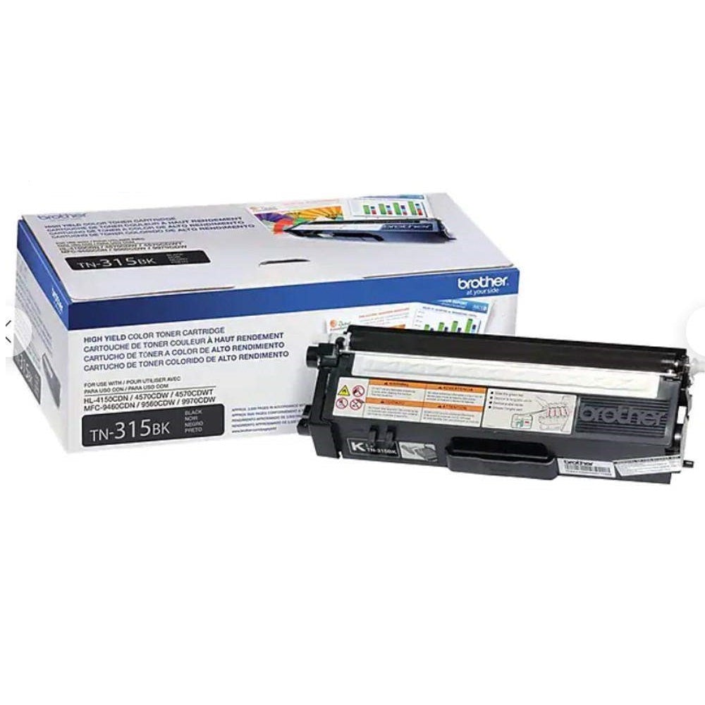 Absolute Toner Brother Genuine OEM TN315BK Black High Yield Toner Cartridge - Yields up to 6000 pages Original Brother Cartridges
