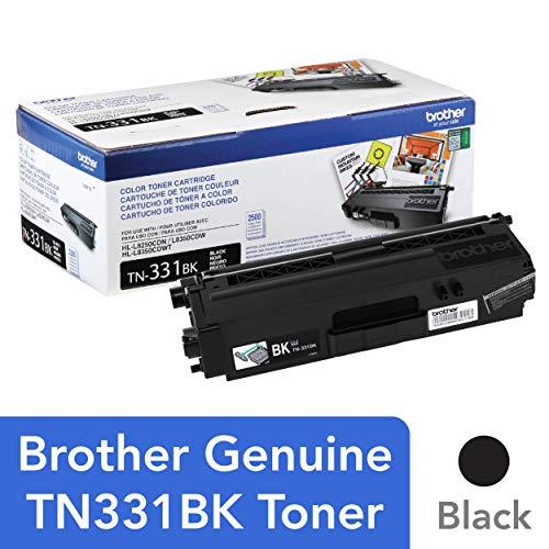 Absolute Toner Brother TN-331 Black Genuine OEM Toner Cartridge | TN331BK Original Brother Cartridges