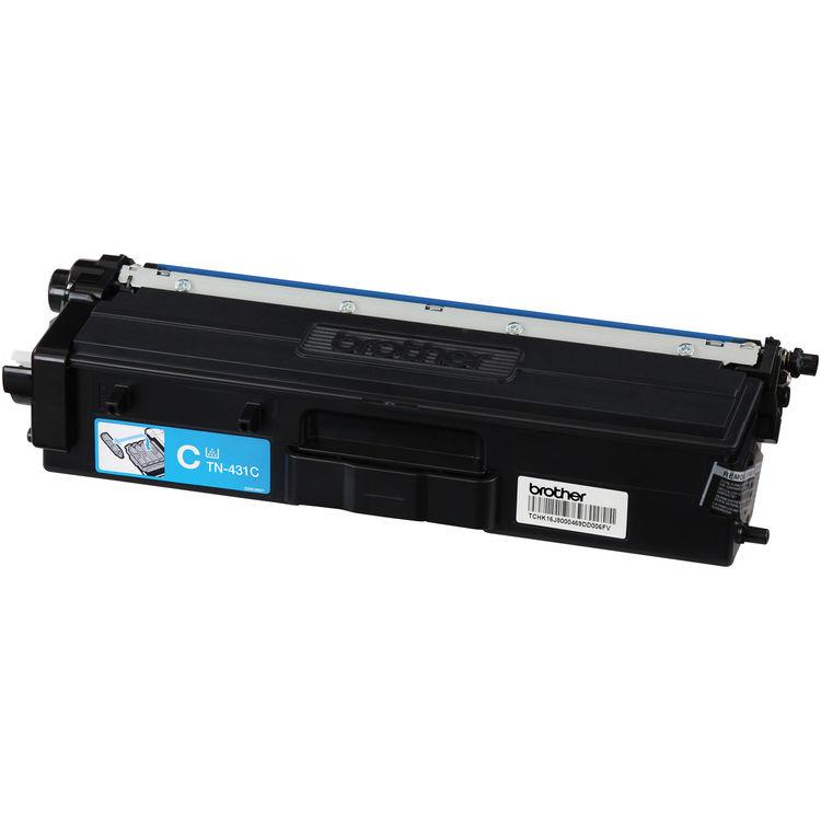 Absolute Toner Brother Genuine OEM TN433C High Yield Cyan Toner Cartridge, Page Yield Up To 4,000 Original Brother Cartridges