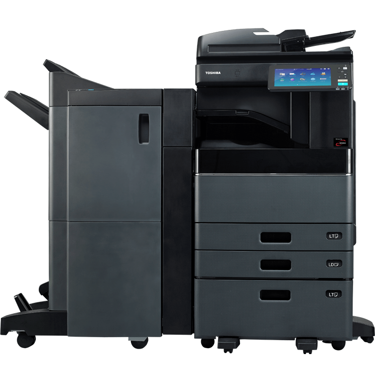 Absolute Toner Copy of $59/Month - Toshiba e-STUDIO 4508A Monochromo 1X17 Copier Printer Scanner 45PPM Showroom Monochrome Copiers