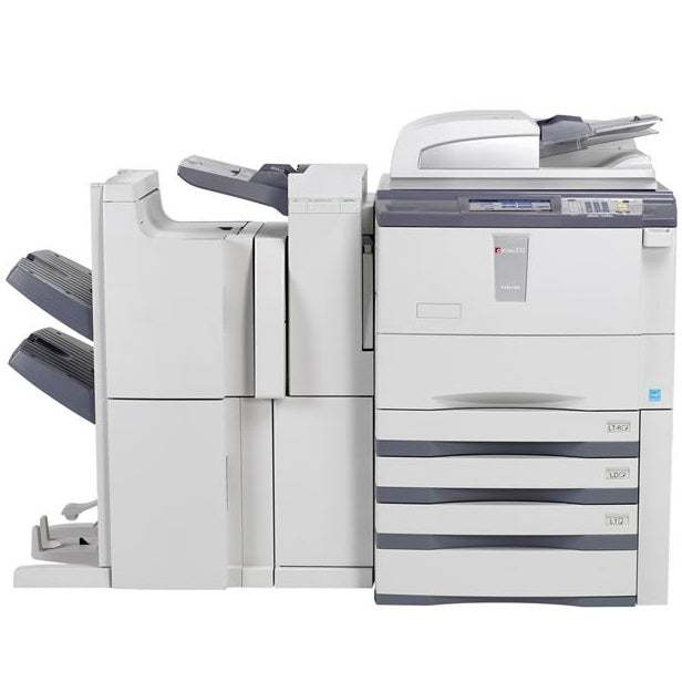 Absolute Toner Copy of $69/Month Toshiba e-STUDIO 456 Monochrome Multifunction Photocopier Printer | Copy, Print, Scan, Fax With 45PPM And 1200 x 2400 DPI (With Smoothing) For Small/Med. Workgroup - Toshiba e-STUDIO456 MFP Printer Showroom Monochrome Copiers