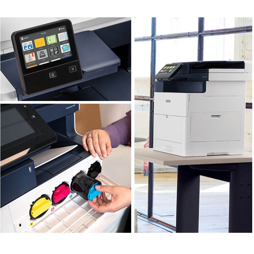 Absolute Toner Xerox VersaLink C505/S 45PPM Duplex Color Laser Multifunction LED Printer With 7-Inch Color Touchscreen For Letter/Legal Printers/Copiers