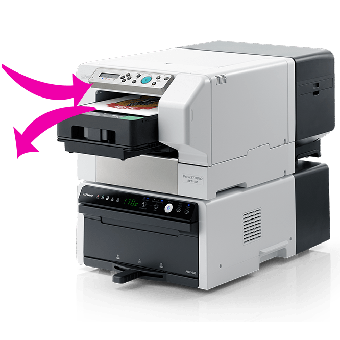 Absolute Toner $64.99/Month - Roland VersaSTUDIO BT-12 Direct-to-Garment (DTG) Printer With HB-12 Desktop Finisher Unit Other Machines